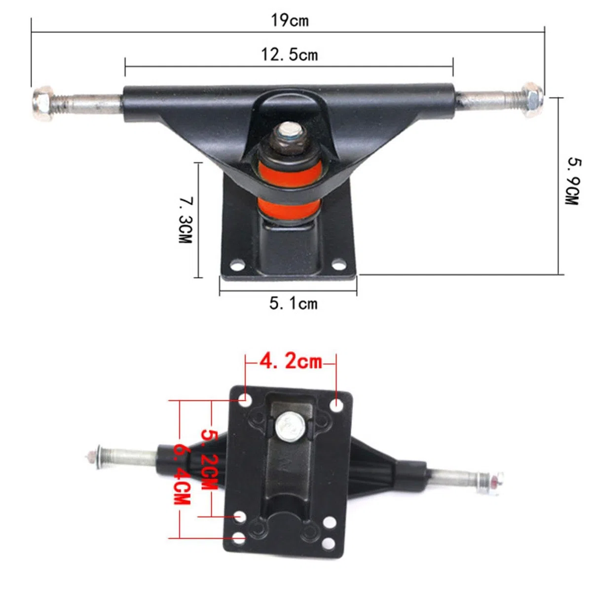 25 Pièces Skateboard Trucks Skateboard Bearings Set, Skateboard Trucks Accessories Set, Set De Roues De Skateboard, Skateboard Trucks Petit Camions Skateboard Support, Matériel De Skateboard Set