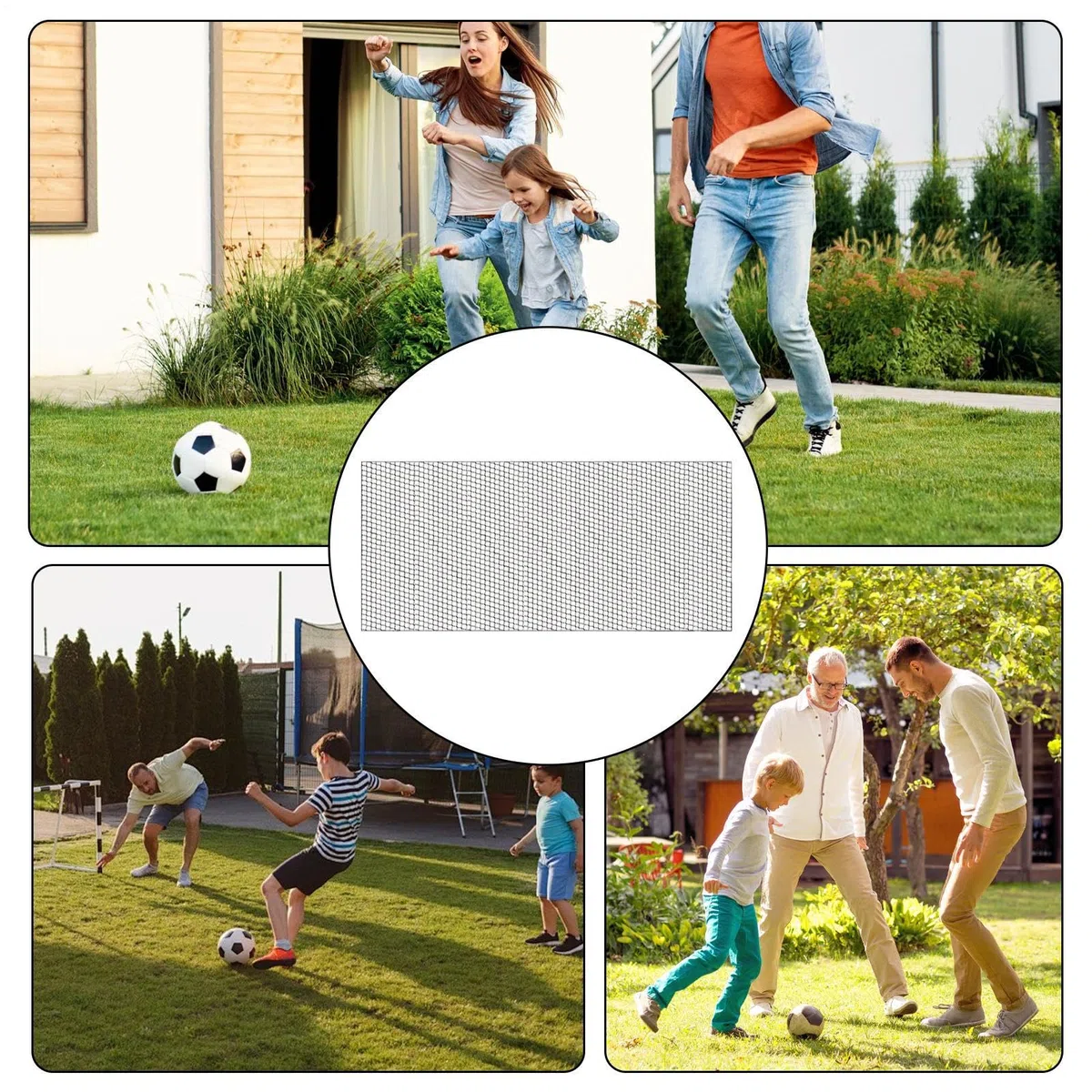 Filet de barrière de sport, barrière d'entraînement multifonction en nylon résistant aux intempéries – Filet de frappe de ballon, filet d'entraînement sportif pour football, jardin, basket-ball