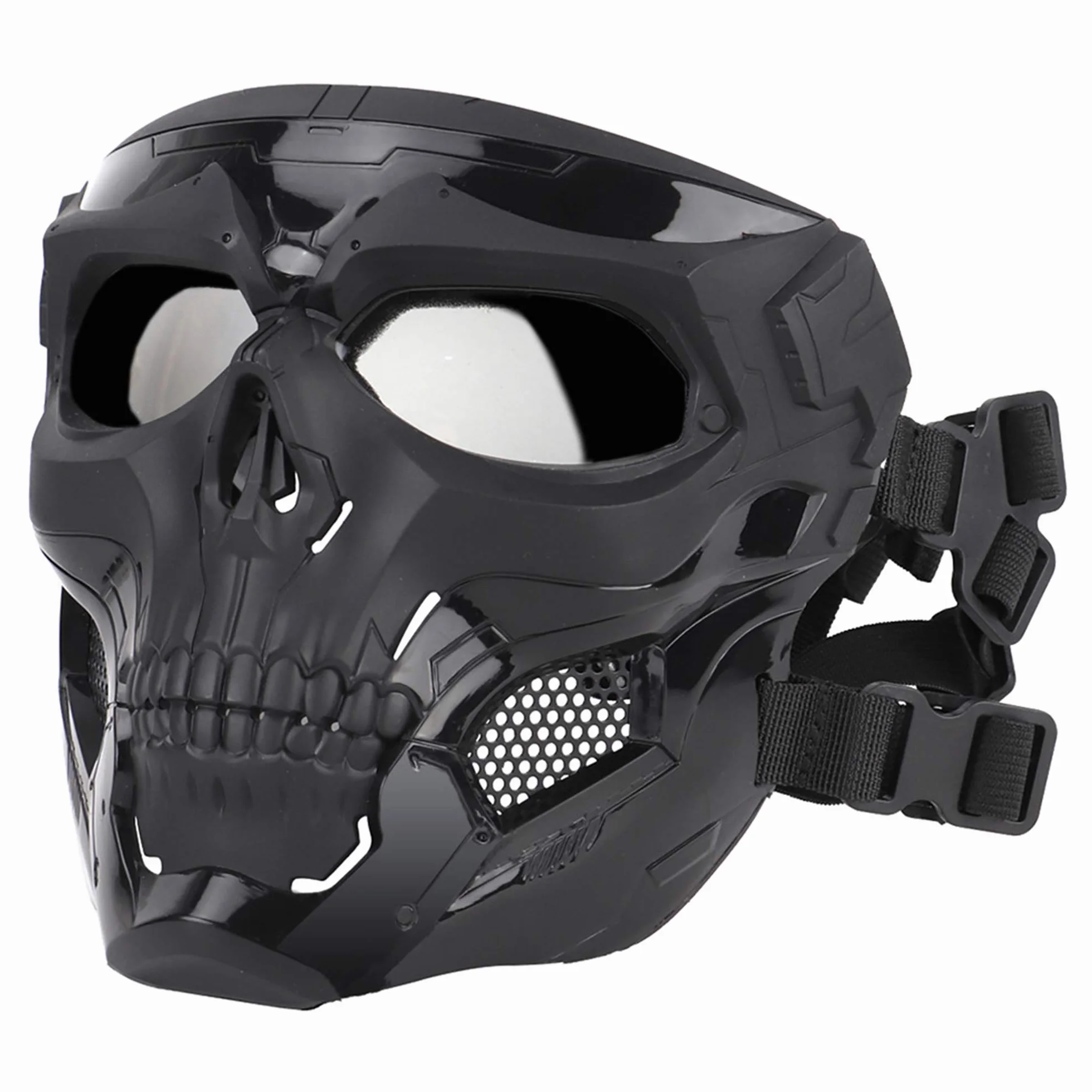 Masque tactique de protection intégral respirant pour paintball, jeux de guerre d'Halloween, cosplay, fête costumée