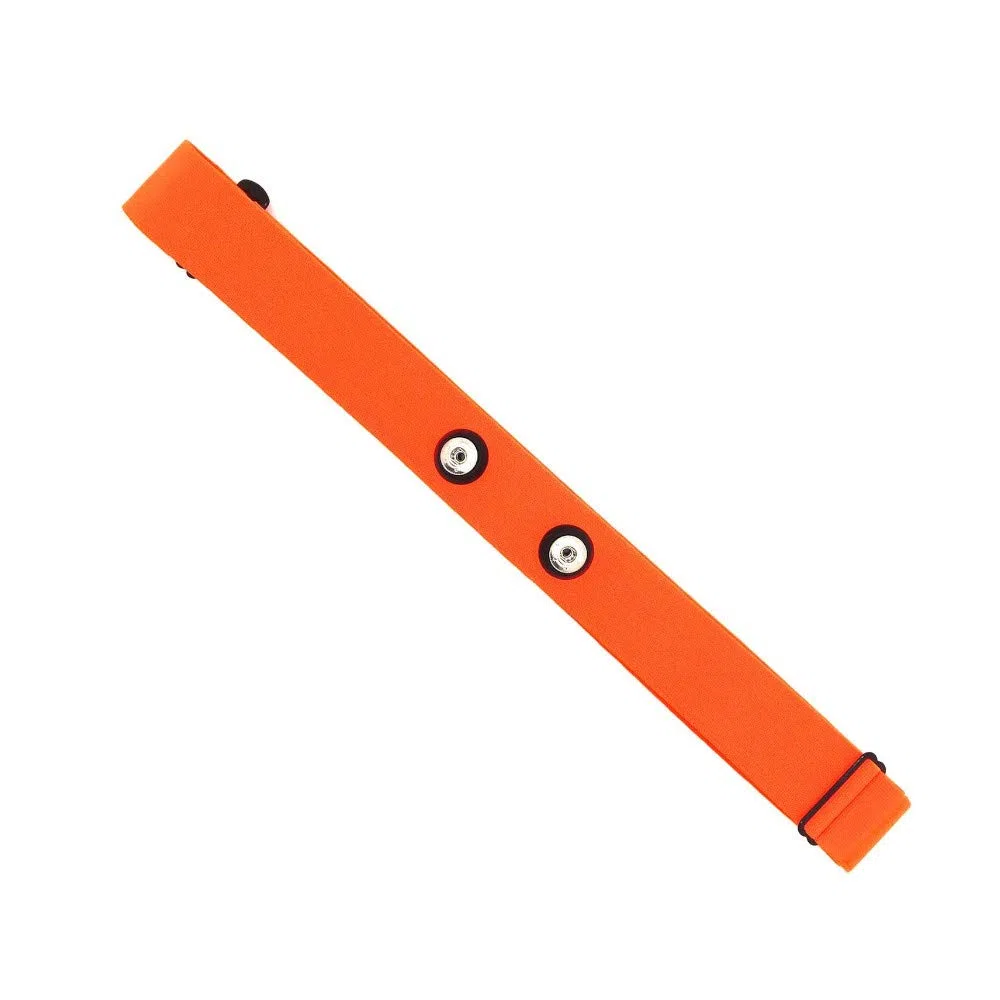 1neiSmartech Bande élastique réglable pour cardio-fréquencemètre Garmin polaire Wahoo Bryton Bracelet en tissu haut de gamme en nylon et spandex avec fixation capteurs de distance 45 mm
