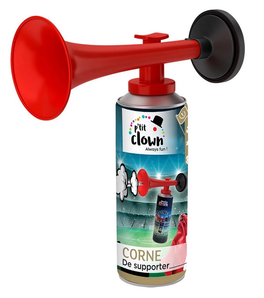 P'tit Clown - Corne de Supporter - Parfait pour Faire du Bruit et Encourager Votre Équipe Favorite Lors des Célébrations et Événements Sportifs