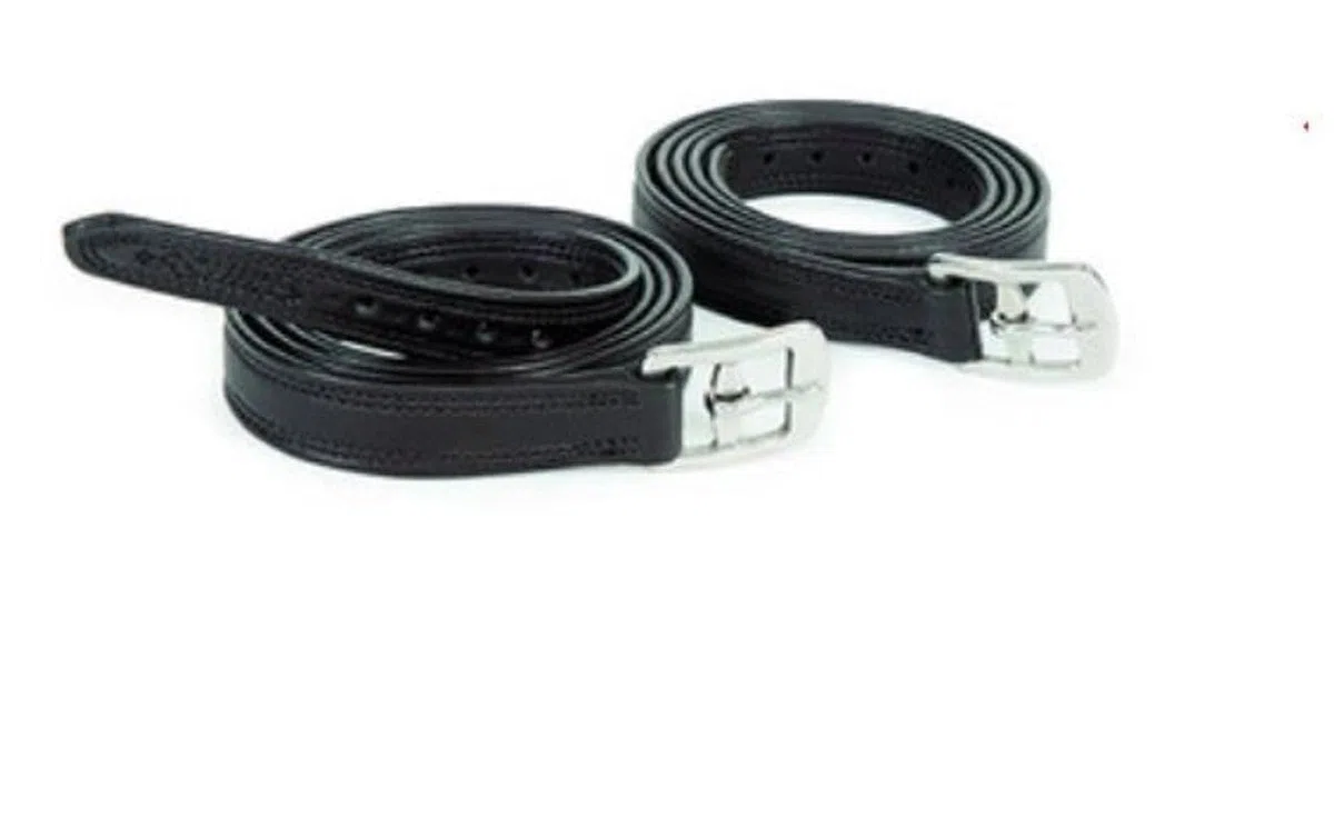 Shires Étrivière en Cuir Non Extensible Facile d'entretien - 137,2 cm