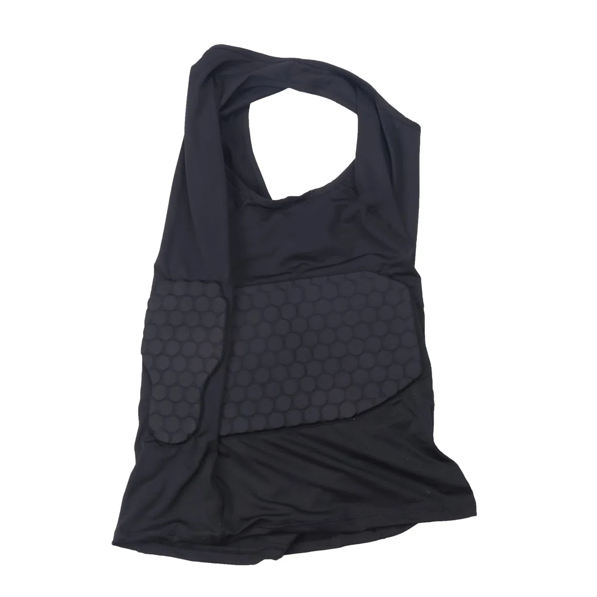 Gilet rembourré de protection des côtes pour homme, chemise de compression avec 3 coussinets pour football, football, basket-ball, hockey, équipement de protection L