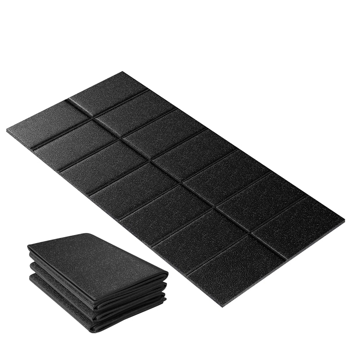 Stepwaver Tapis de Protection pour Appareils de Fitness –140x60cm 6mm épaisseur – Tapis de Sol en PVC Pliable,Antidérapant & Imperméable Convient pour Moquette & Parquet – pour Tapis de Course