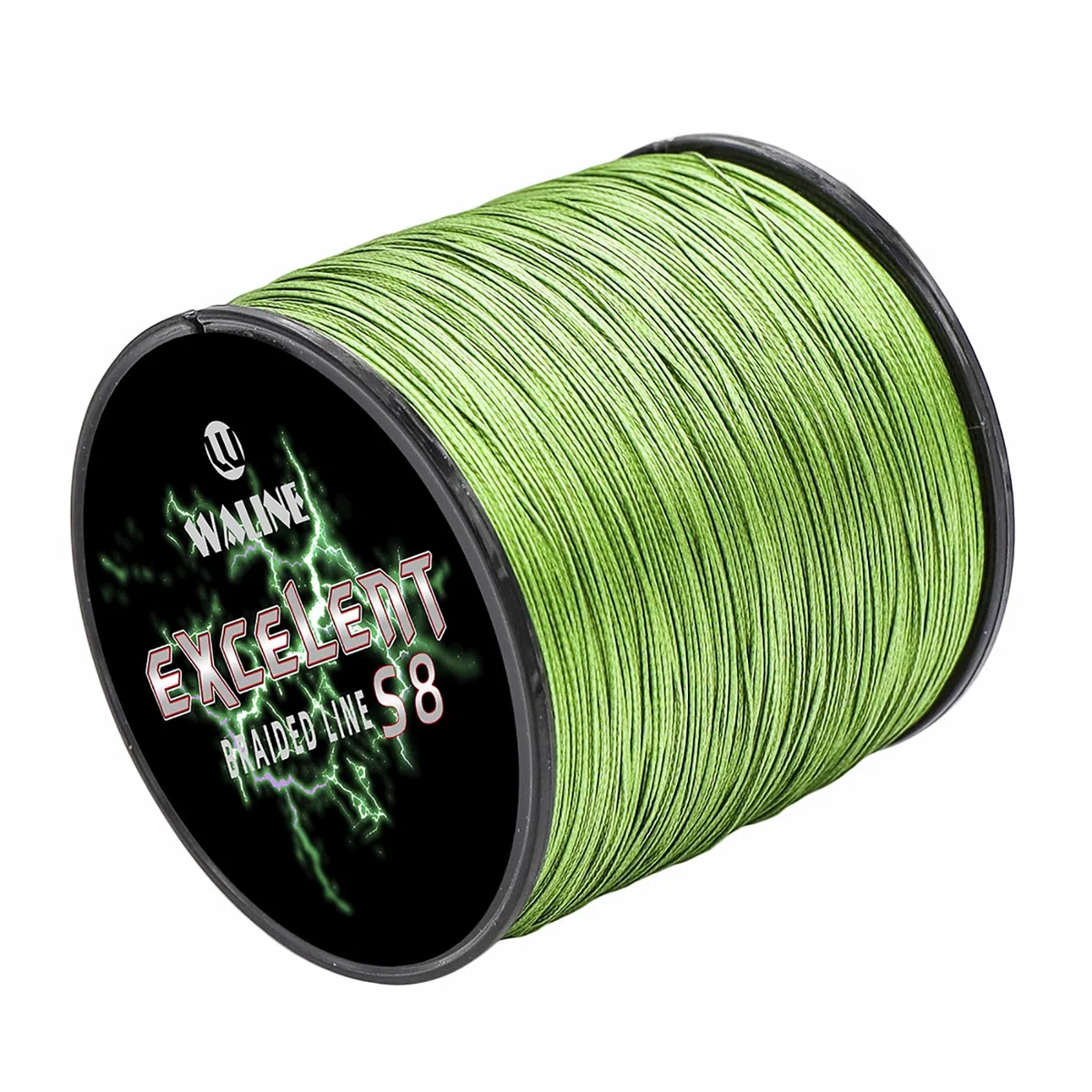 Waline 8 brins de ligne de pêche tressés en polyéthylène très résistant Vert Multicolore 300 m 500 m 20 lb 30 lb 40lb 60lb 8-Way 8-Way