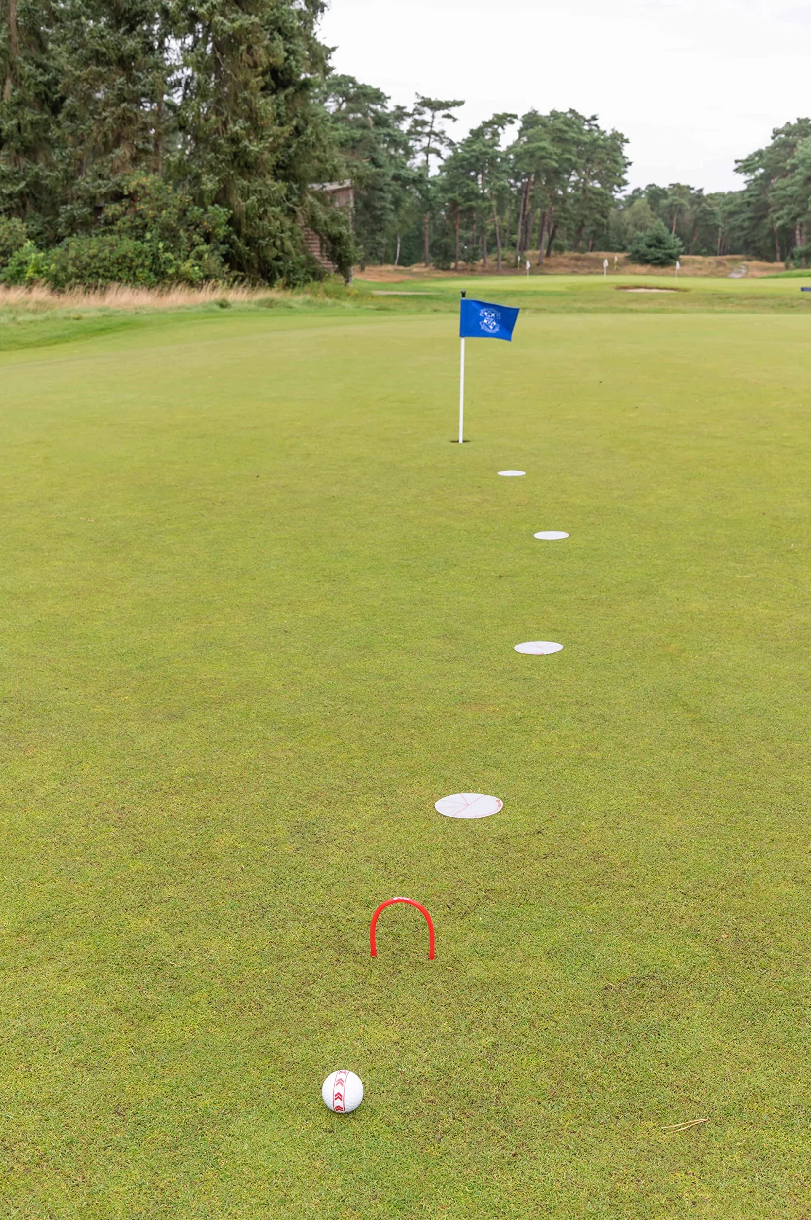 Pure2Improve Ghost Holes Aide à la Formation de Ligne de Putt Mixte, Transparent, Lot de 4