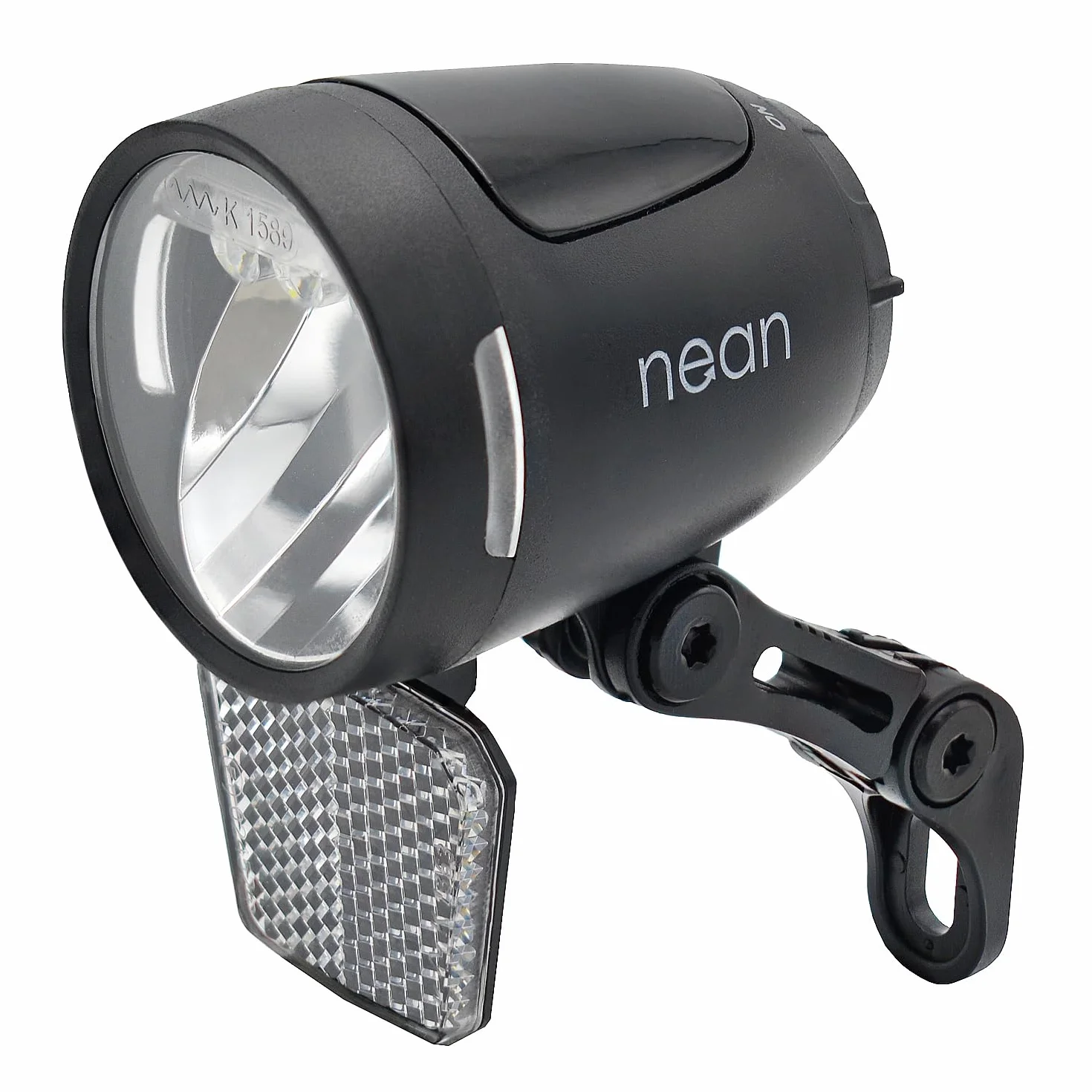nean Phare avant dynamo pour vélo 90 lux avec feu de position, réflecteur, feu de circulation diurne et homologation StVZO