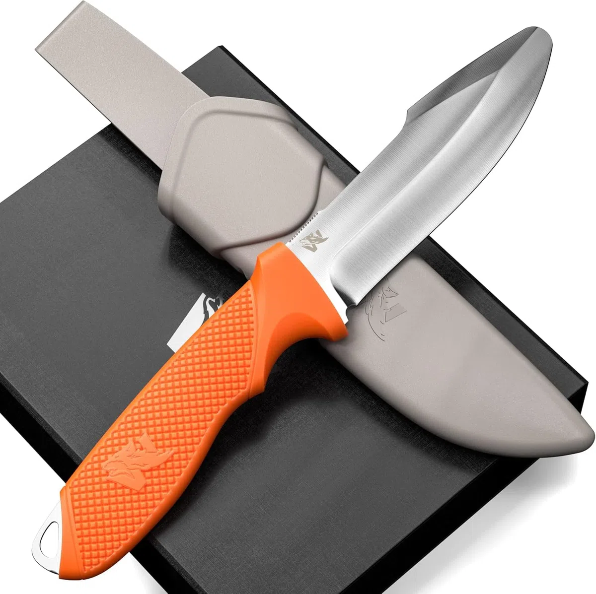 Wolfgangs W-KIDS - Schnitzmesser Kinder mit Süßem Kindermesser Führerschein - Outdoor Kinder Messer Set mit robuster Scheide - DAS Kinder Schnitzmesser für das erste große Abenteuer