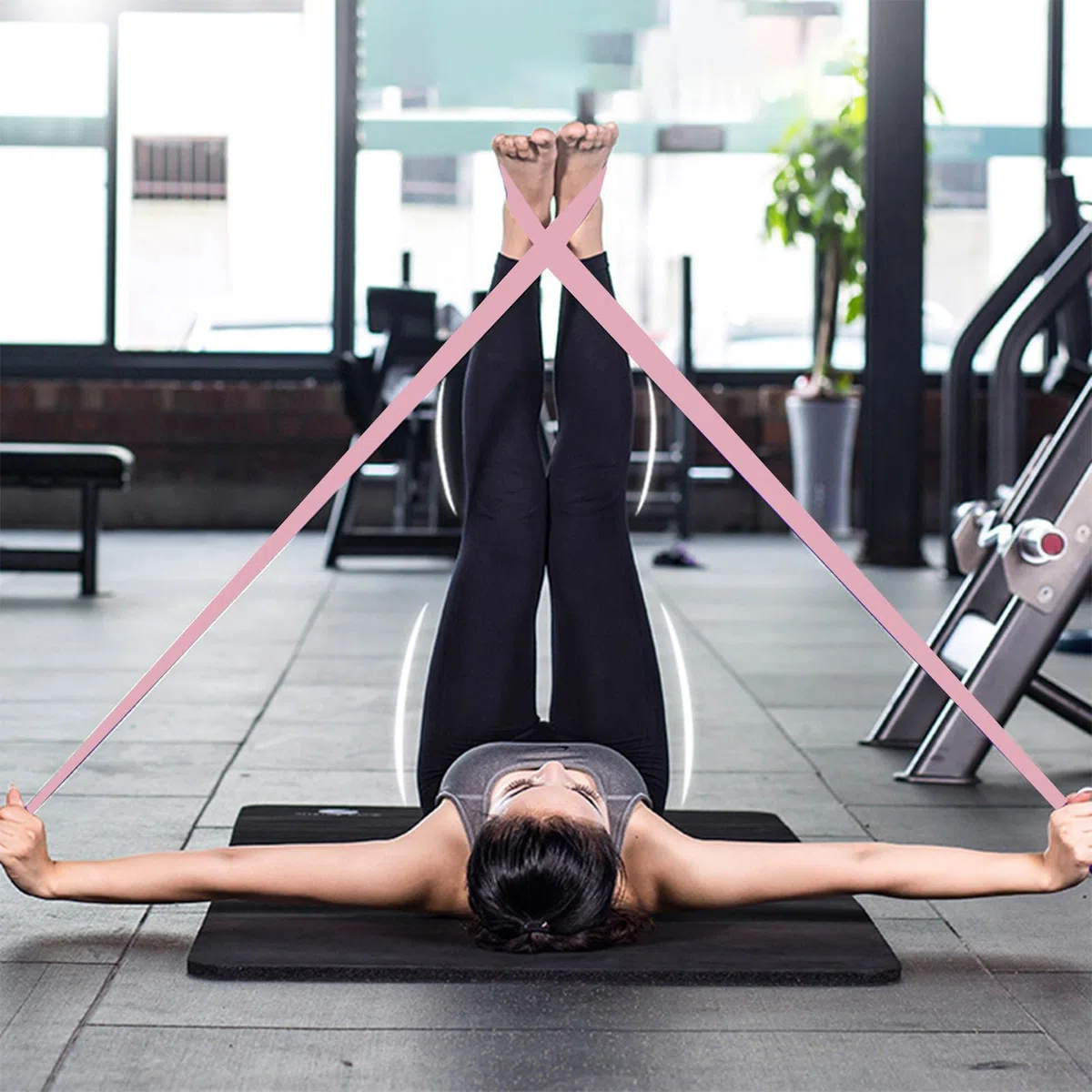 Kit Pilates Essentials, Ensemble de Yoga 5 pièces pour Femmes, Pilates à Domicile, Comprend Un Ballon de Pilates, Un Anneau de Yoga Magic et des Bandes de résistance