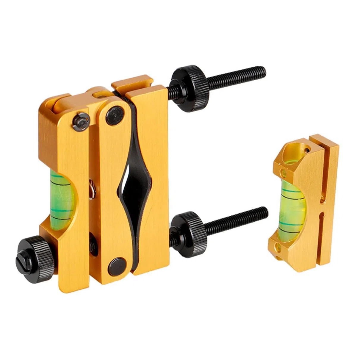 Namvo Système de nivellement de réticule en Alliage d'aluminium Kit de Niveau de Montage Outil d'alignement Universel pour Arme à feu Crosshair Barrel Clamp Fit Maintenance Montage Ingénierie Con