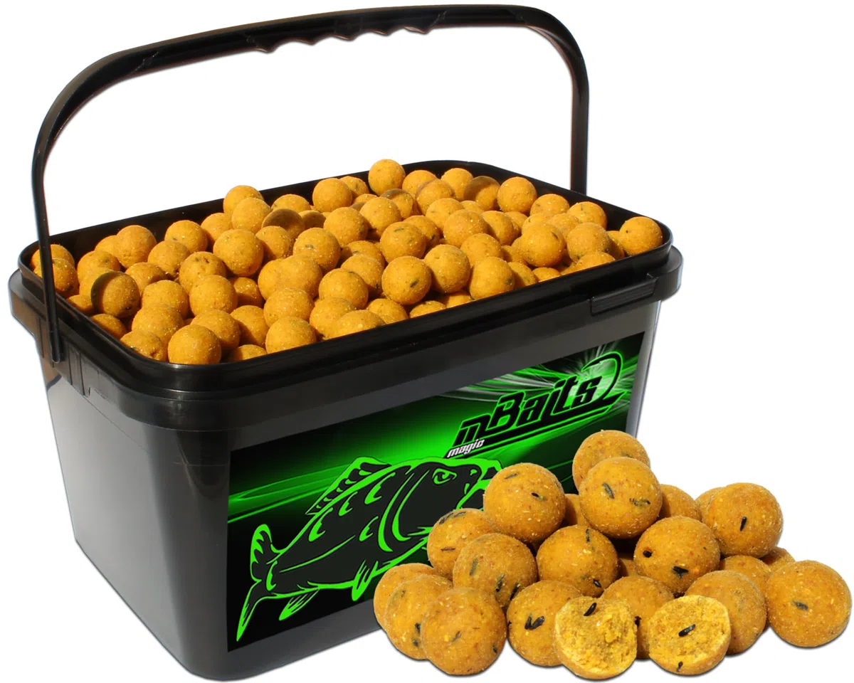 Angel-Berger Magic Baits bouillettes dans seau de 4 kg