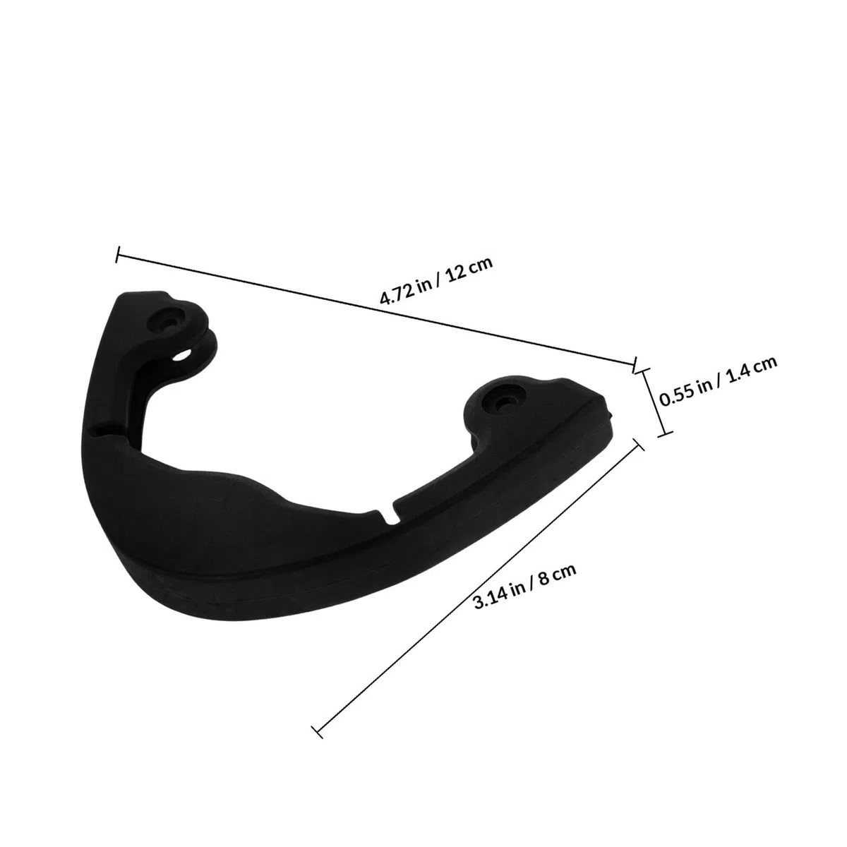 Beavorty Bande de Protection pour Snowboard d'arc, Légère et Flexible Vis en Métal, Protège Efficacement Les Bords pour Snowboardeurs en Déplacement, 1 Paire Noire