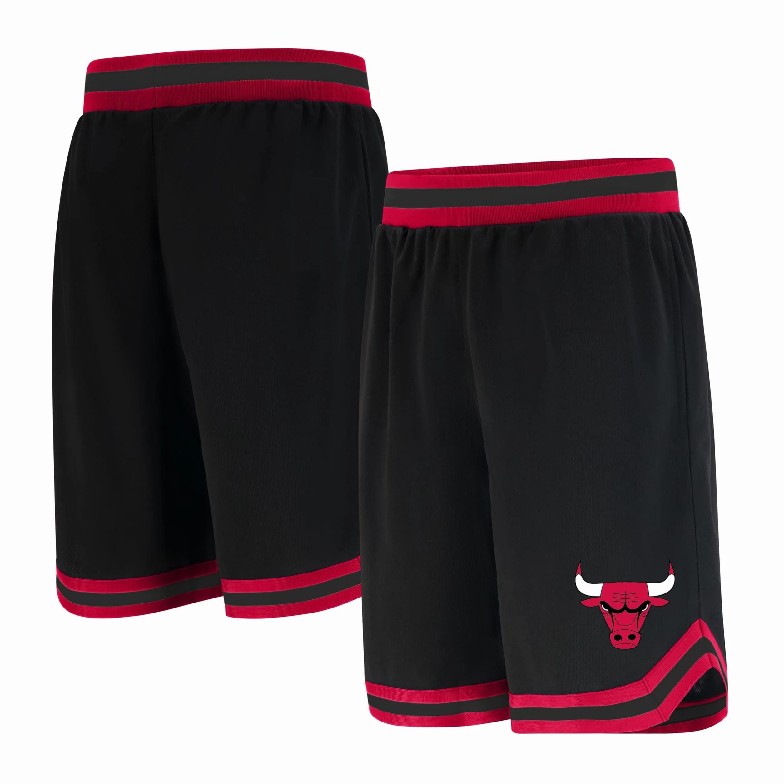 Gsm3547f - NBA Short de Basketball tissé avec Logo de l'équipe pour Homme - Short de Basket-Ball pour Homme avec Logo de l'équipe NBA - Homme