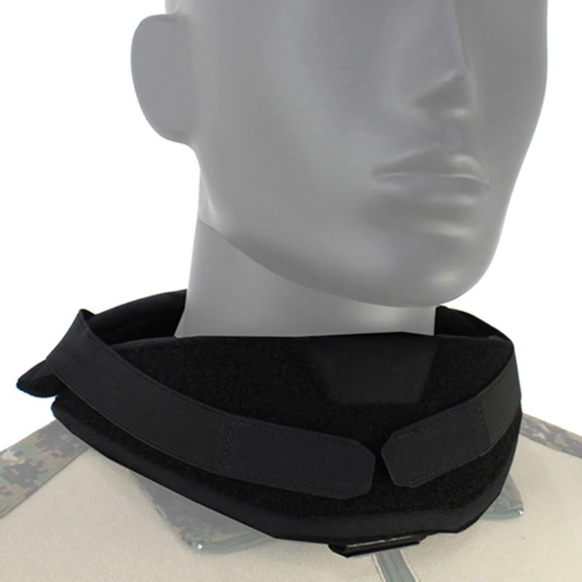 Protège-cou tactique - Protection de cou Airsoft - Coussinet de protection du cou avec collier - Gilet tactique - Protection du cou épaissie - Gilet