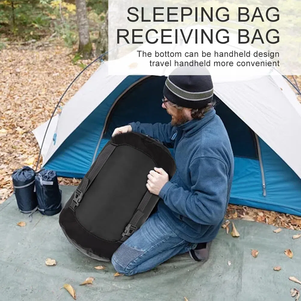 Sac De Compression pour Sac De Couchage,Sac De Rangement en Nylon Compact pour Le Camping,Sac De Rangement pour Sac De Couchage,Étanche Et Ultra Léger,pour Les Voyages,La Randonnée