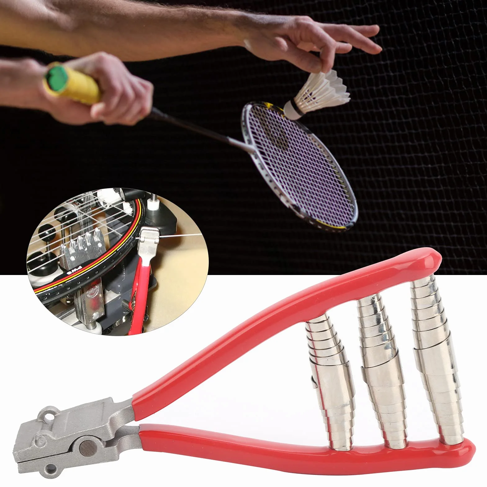 Pince de démarrage pour tennis - Pince de démarrage - Pince de démarrage pour tennis - Pince de démarrage - Pince de démarrage pour raquette de badminton - Bespanmachines & -gereedschap