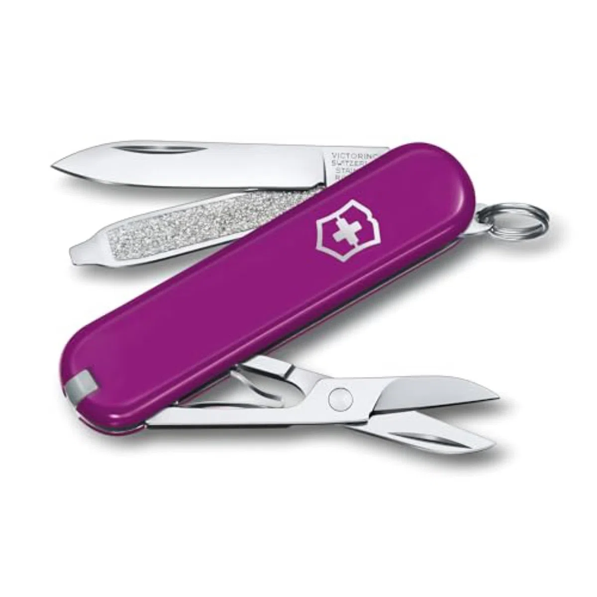Victorinox, Classic SD, Couteau de Poche Suisse, Multifonction, Léger, 7 Fonctions, Petite lame, Lime à ongles, Tournevis 2,5 mm