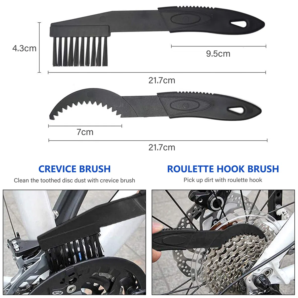 Nettoyant pour Chaîne de Vélo, Kit de Nettoyage pour Vélos avec 100 ml Huile pour Chaîne de Vélo et 300 ml Spray de Nettoyage, Kit Nettoyant Lubrifiant pour Chaîne avec Brosses