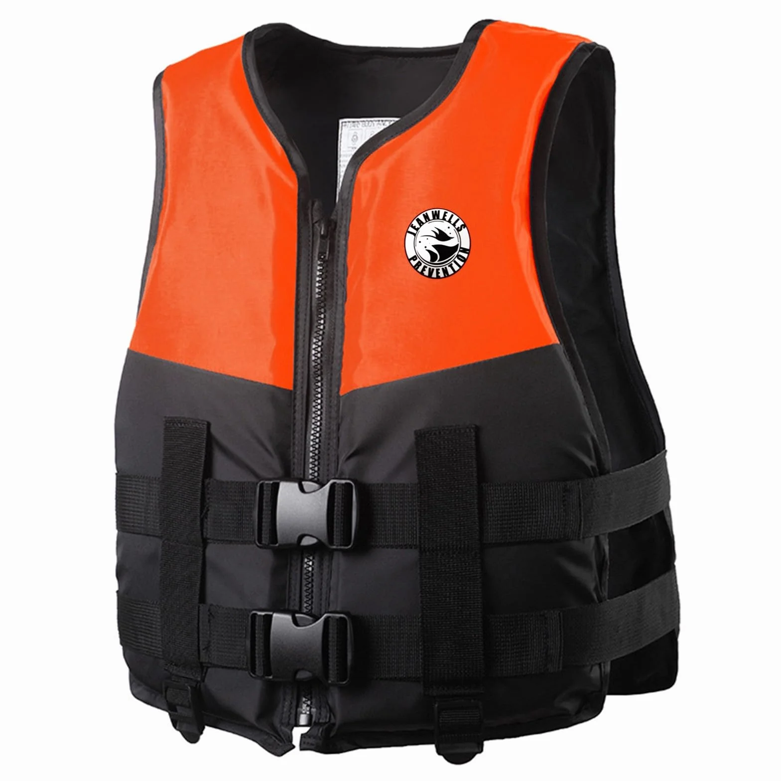 Veste de Kayak Portable for Adulte avec Fermeture Éclair, Veste de Kayak Réglable for la Dérive, Le Surf, la Pêche et Les Sports Nautiques S-XXL