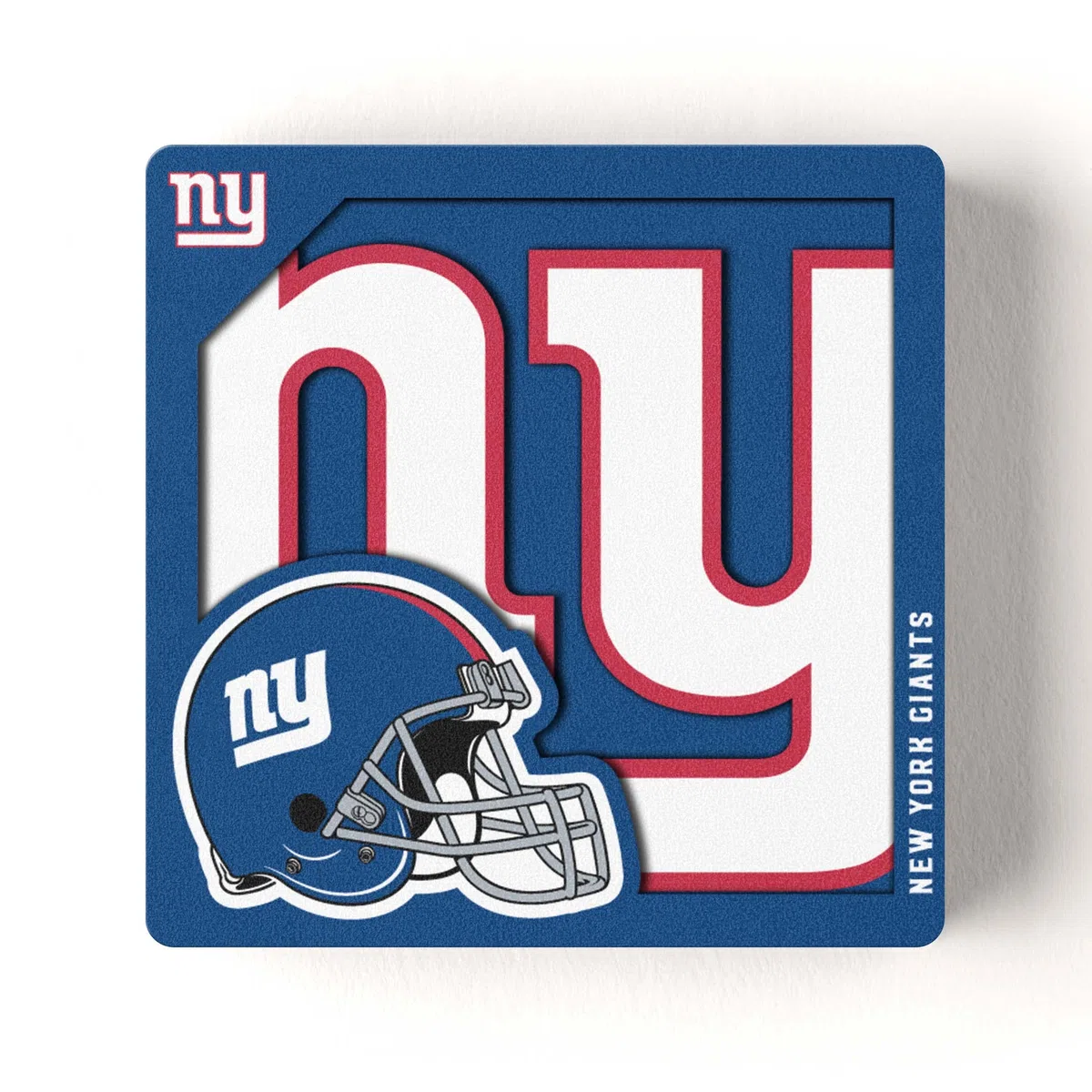 YouTheFan NFL New York Giants Logo Series Aimant 3D
