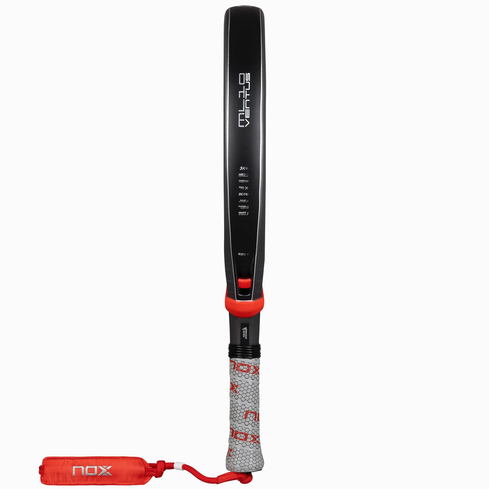 NOX Raquette de padel ML10 Ventus Control 3K 2026 | Miguel Lamperti Raquette Pala de forme ronde | Face en fibre de carbone 3K, noyau en EVA couleur HR3 | Agilité tunnel ES, confort de préhension