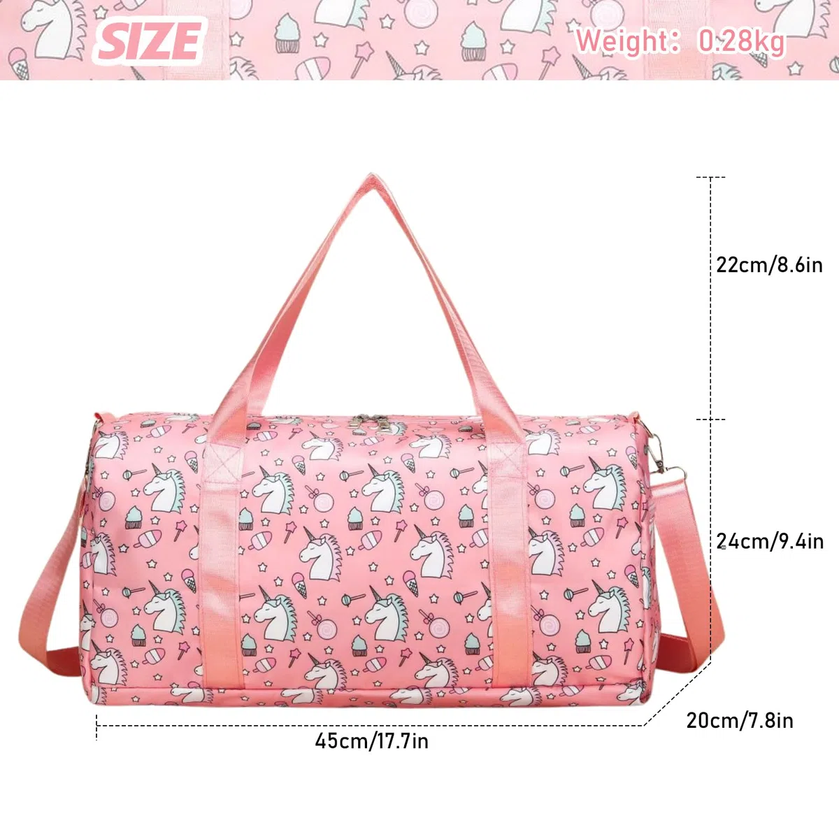 Suweir Sac de sport pour enfant - Sac de voyage pour garçon et fille - Avec compartiment humide - Sac de natation - Sac de weekend - Sac de football - Sac de bain pour voyage, fitness, sport, école