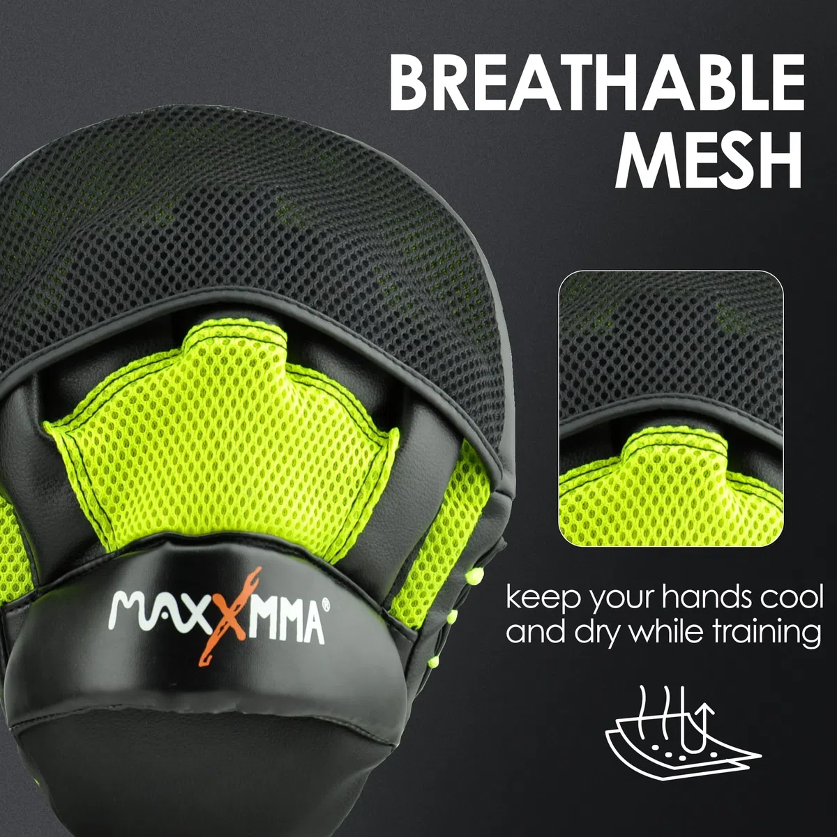 MaxxMMA Pro Gants de frappe - Boxe Punching MMA Entraînement Fitness Pratique