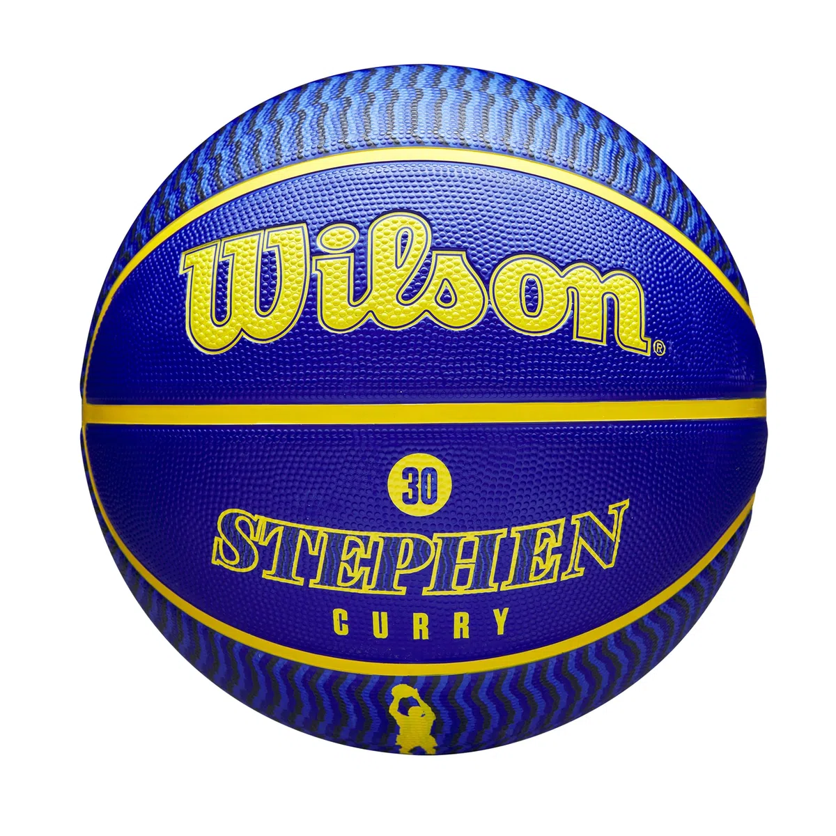 WILSON Ballon de basket d'extérieur NBA Player Icon – Taille 7-74,9 cm et taille mini