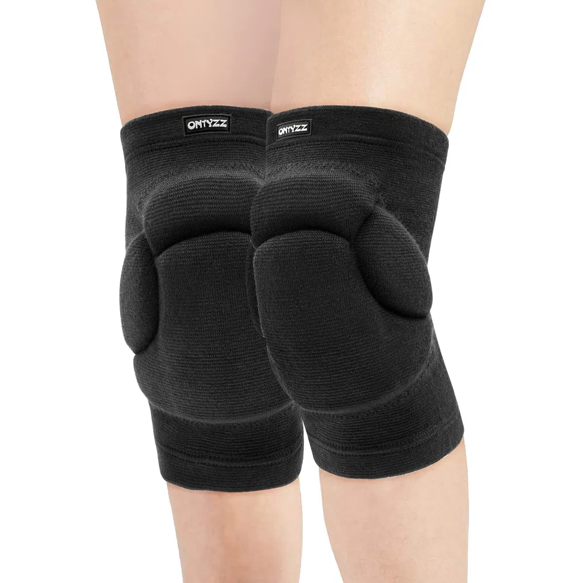 ONTYZZ Genouillère Volley Adulte Protege Genoux Adolescents Protection Genou Doux Genouillere Danse Haute Elasticité Epaississement Genouilleres Sport pour Handball VTT Yoga Basketball Genouillère XL