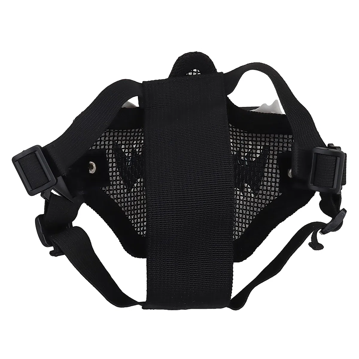 Demi-masque tactique respirant en acier Airsoft avec tête de mort pour tir, paintball, chasse, Halloween, fête costumée