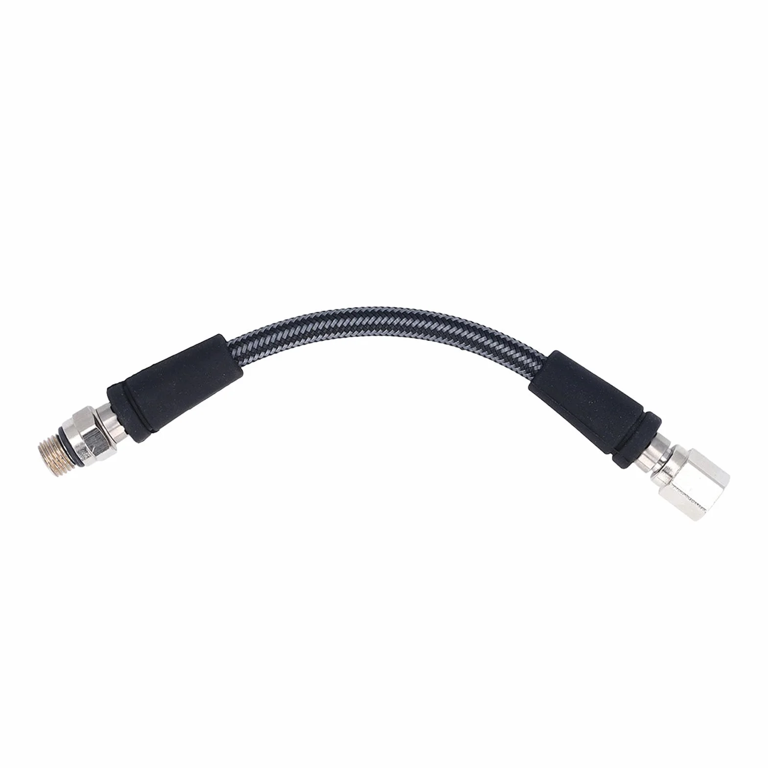 Tuyau de détendeur haute pression - Accessoire de plongée professionnel en fibre de carbone tissée - Tuyau haute pression sûr et flexible pour toutes les activités de plongée sous-marine