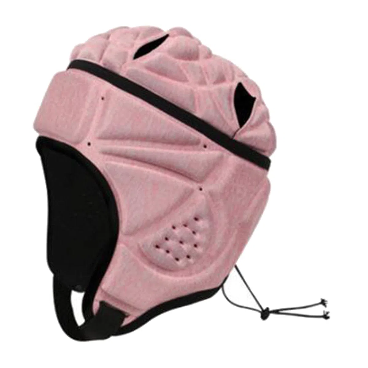 Casque de Rugby réglable Casque de pour Football Baseball Protecteur de tête Casque de Souple pour Adultes Jeunes, Rose