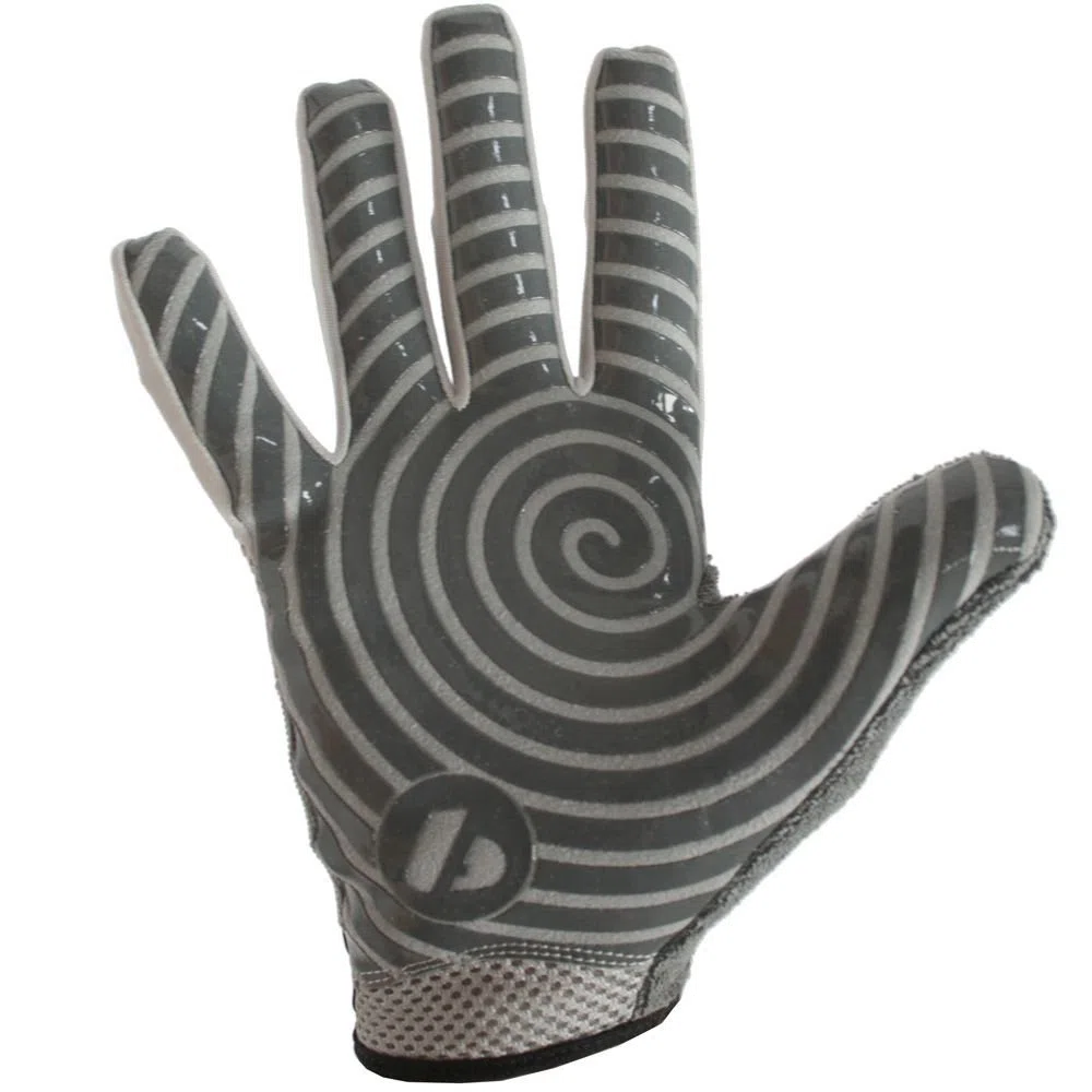 BARNETT FRG-02 Gants de Football américain de Receveur fit, Taille S, Gris