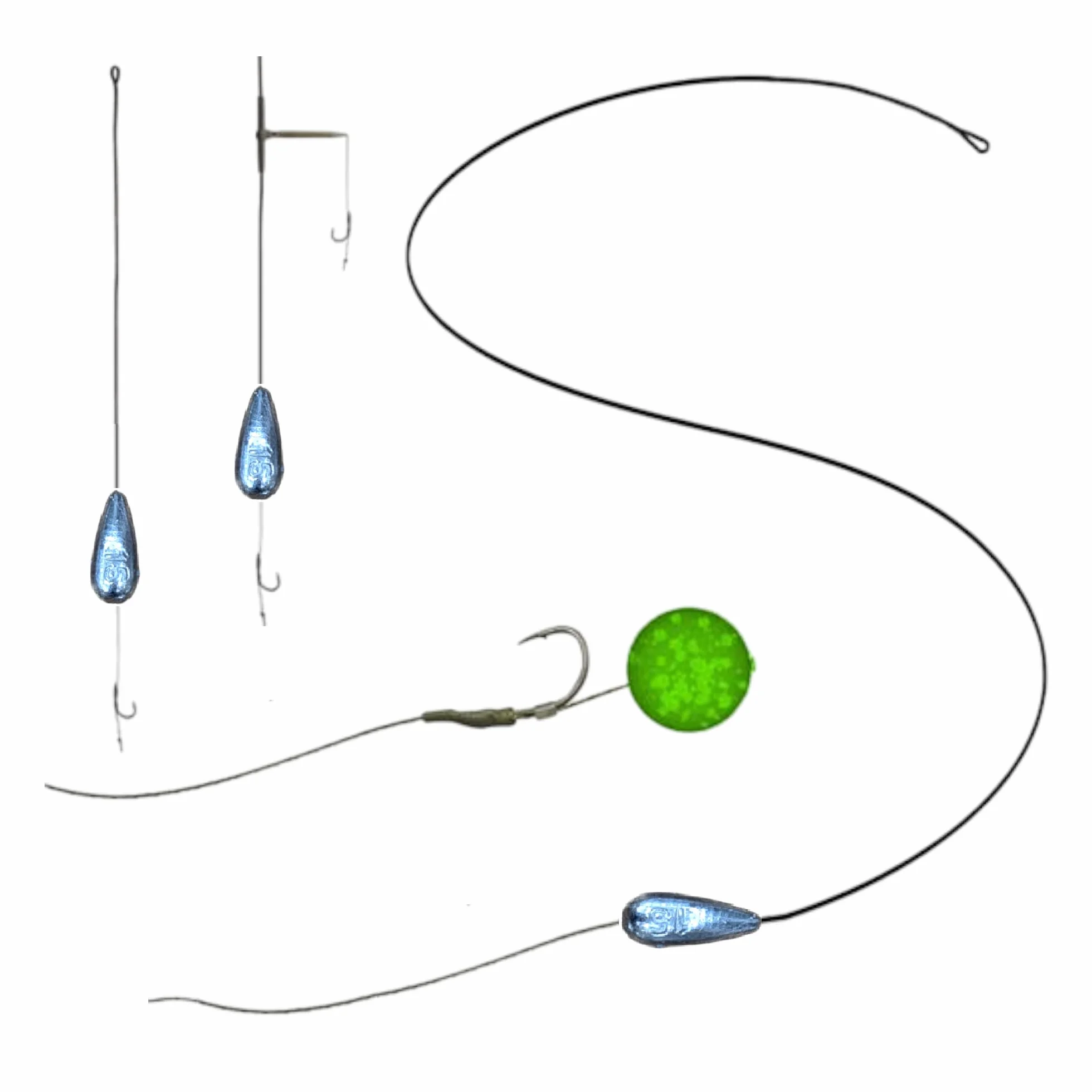 Lot de 30 plombs de base en ligne de 25 g - Pour la pêche au plomb - Pour la pêche de base - Poire - Poids en plomb - Plomb de pêche - Poids de pêche - Plomb - Plomb