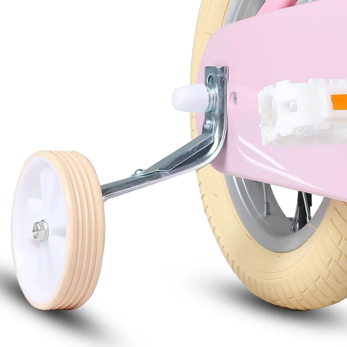 AVASTA kit de stabilisateur de vélo avec roues d'entraînement montées compatible pour vélos de 35,6 cm
