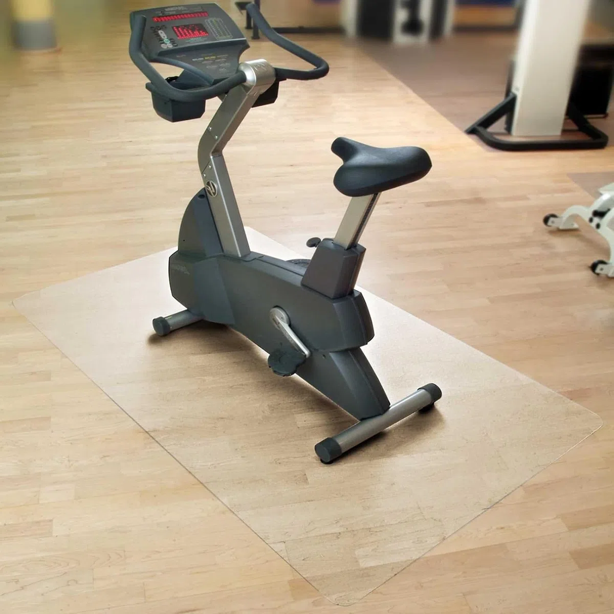 Tapis de Protection de Sol Transparent – sous-Tapis pour Vélo d’Appartement, Ergometre, Elliptique et Appareils de Fitness (75 x 120 cm)