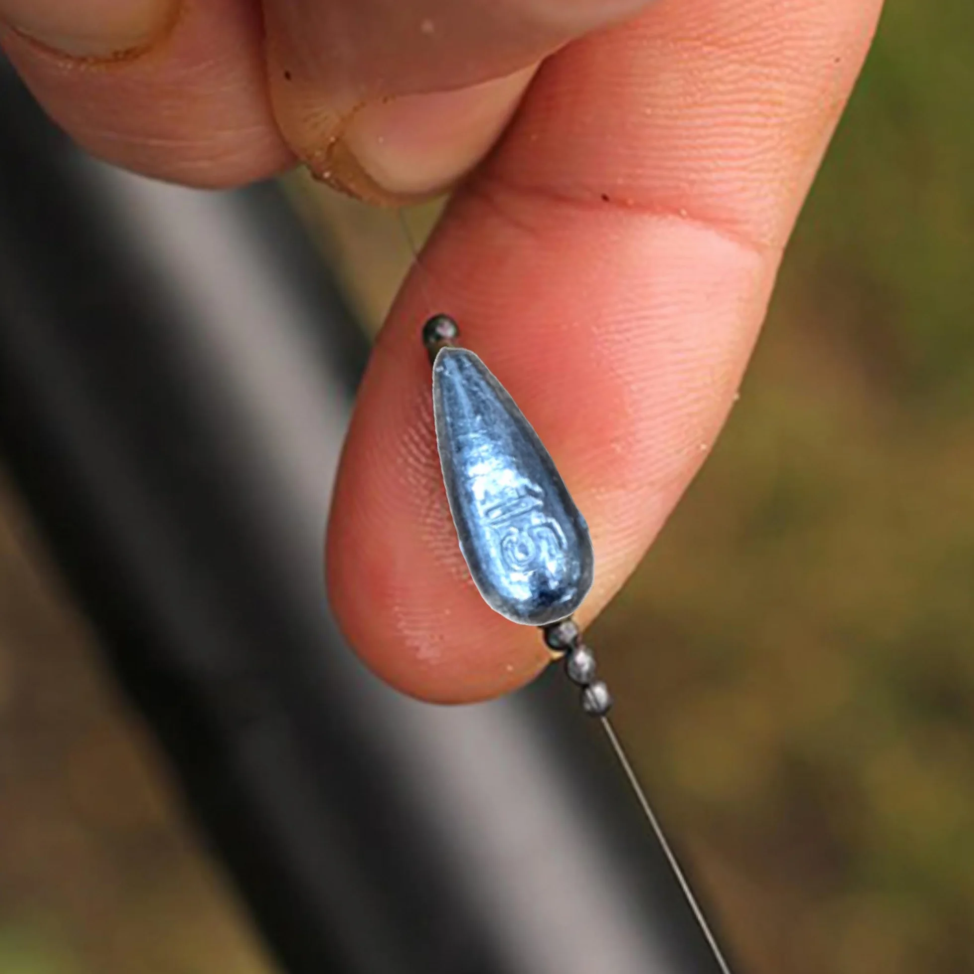 Lot de 30 plombs de base en ligne de 25 g - Pour la pêche au plomb - Pour la pêche de base - Poire - Poids en plomb - Plomb de pêche - Poids de pêche - Plomb - Plomb