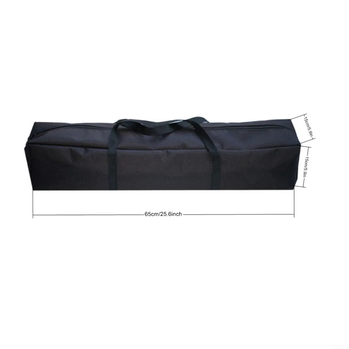 Sac de camping pratique avec poignée pour garder vos bâtons de tente et cannes à pêche en sécurité 65 x 15 x 15 cm