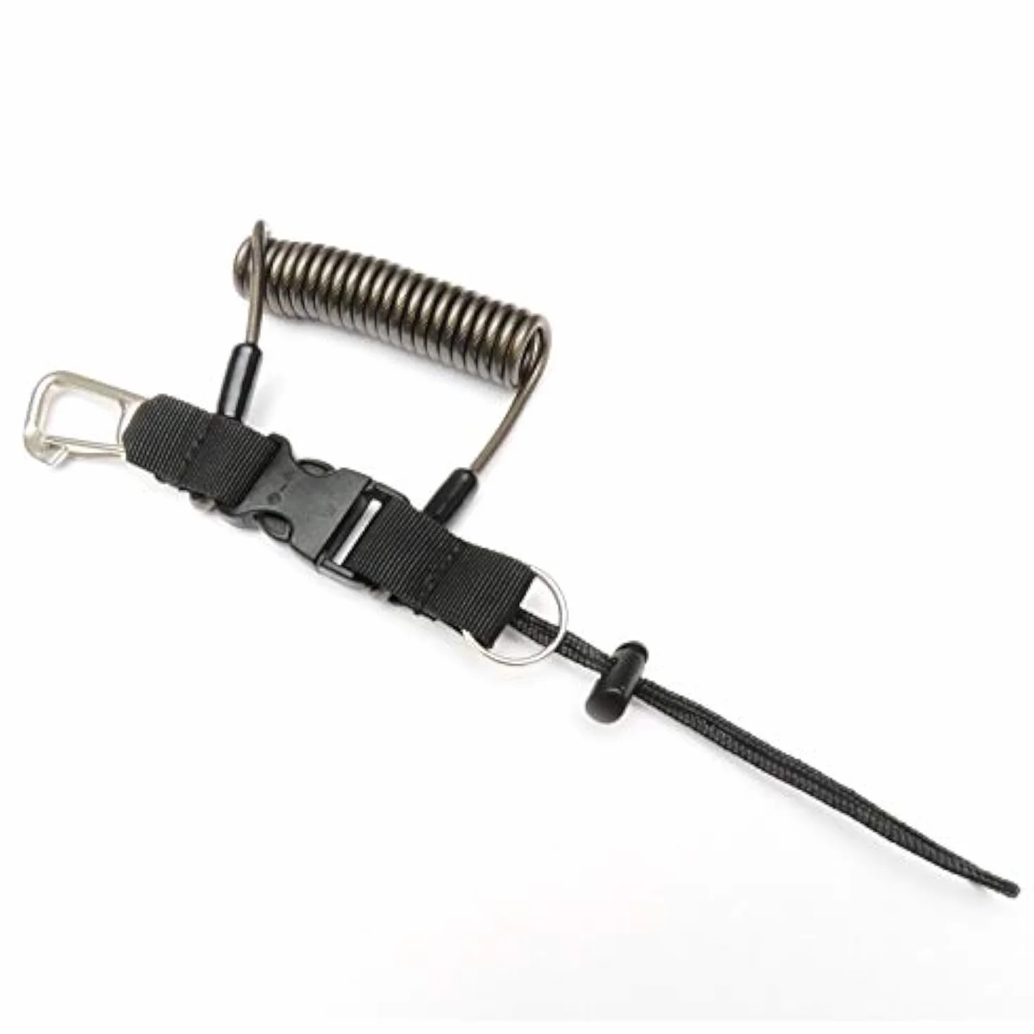 Namvo Lanière robuste pour plongée à ressort hélicoïdal pour plongée et snorkeling, lampe de poche sous-marine, éclairage, corde anti-perte