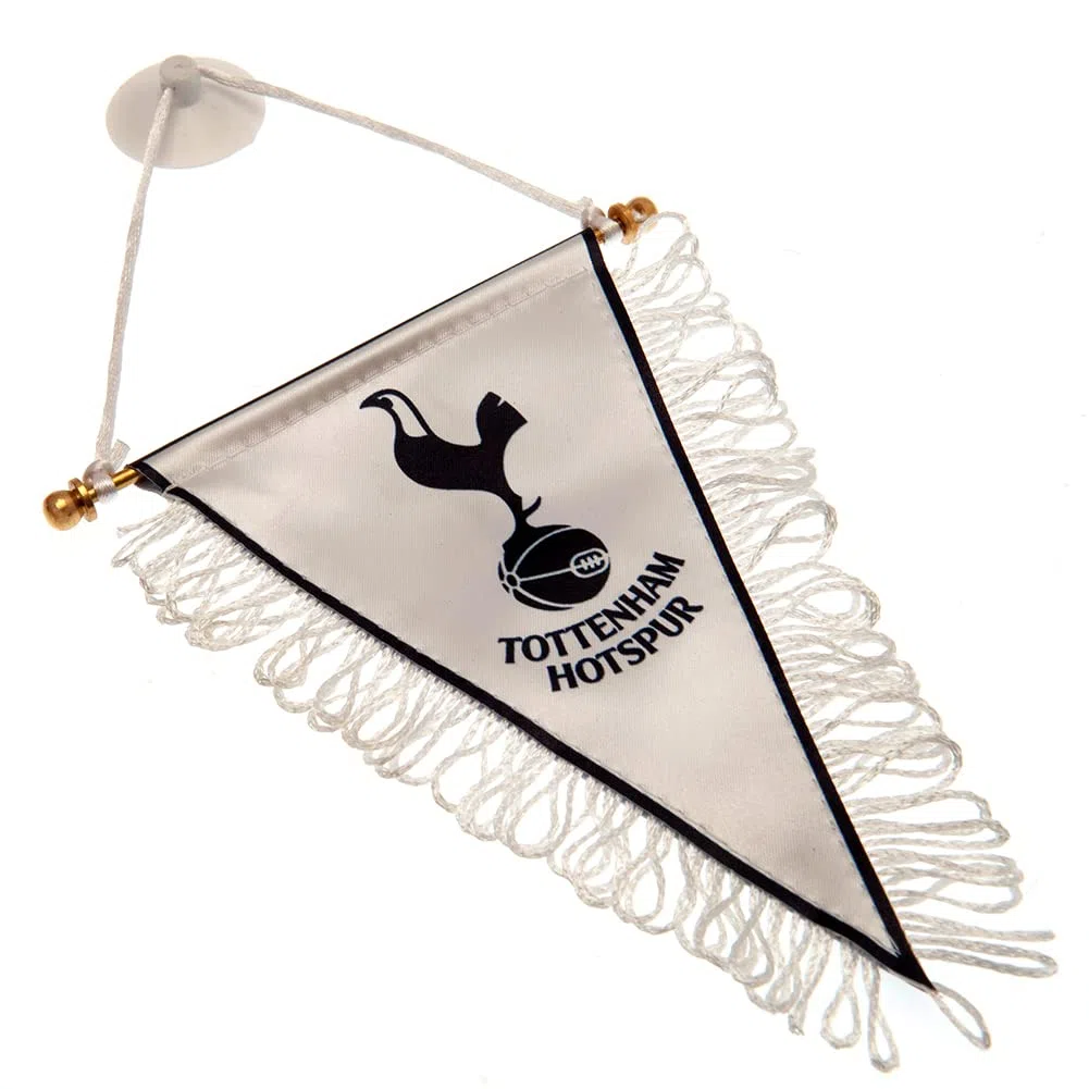 Tottenham Hotspur FC - Fanion (Taille unique) (Blanc/Bleu marine)
