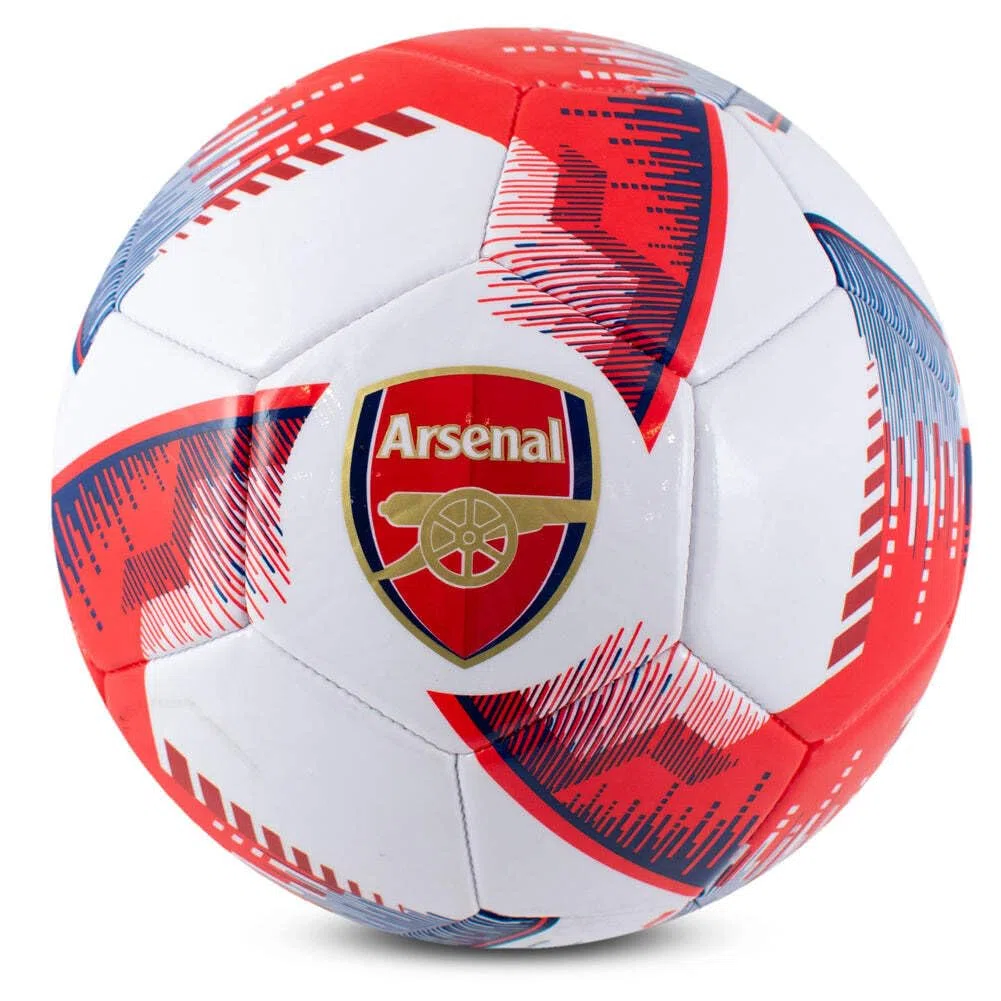 Hy-Pro Ballon de Football sous Licence Officielle Arsenal F.C. - Taille 5, Design Blitz, Marchandise, entraînement, Match, Collection pour Enfants et Adultes