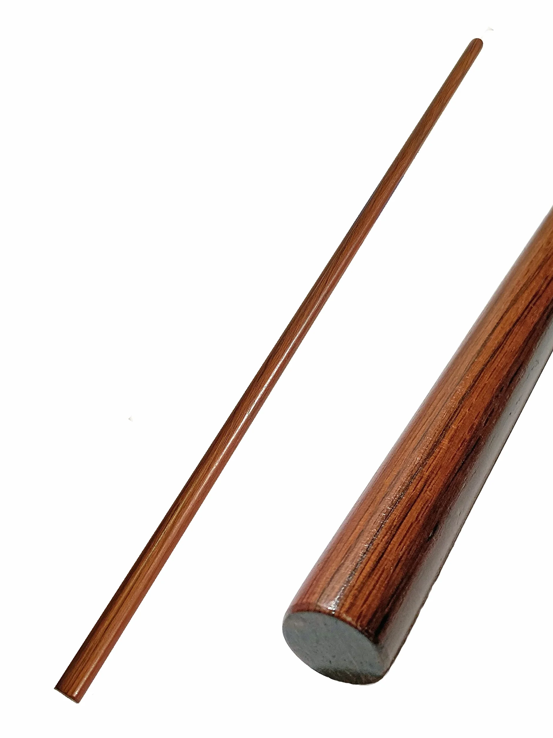 Hanbo Bâton d'entraînement – En chêne rouge – Forme droite 100 cm – Aïkido Kobudo Arts martiaux Baguette courte en bois