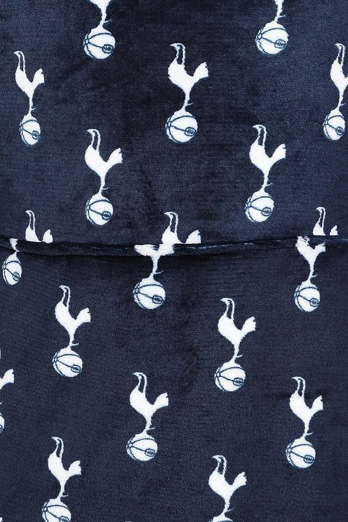 Tottenham Hotspur Football Club Sweat à capuche en polaire de luxe entièrement doublé pour homme Bleu, bleu, Taille unique